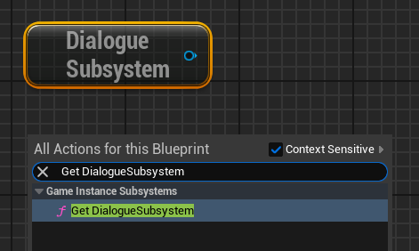 GetDialogueSubsystem